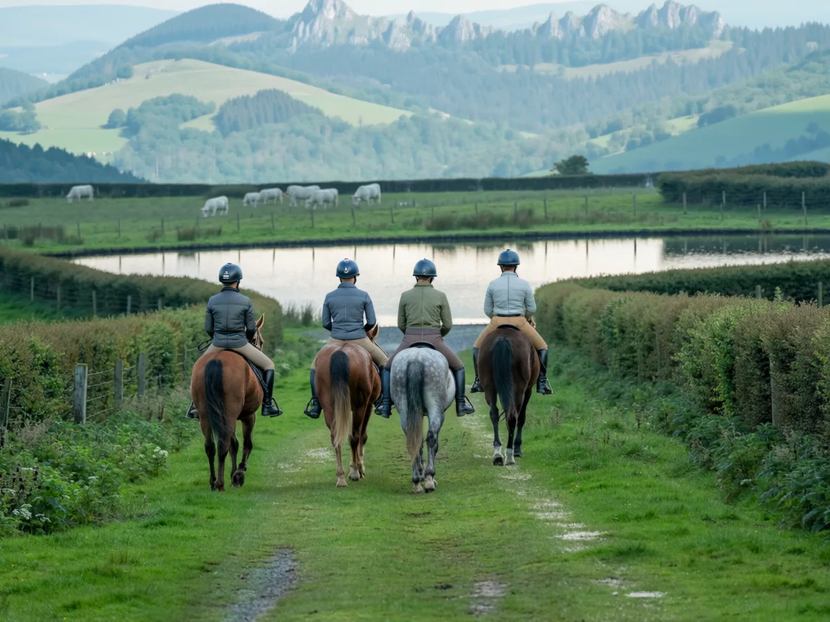 Balade à cheval en Isère, autour de Charvieu-Chavagneux