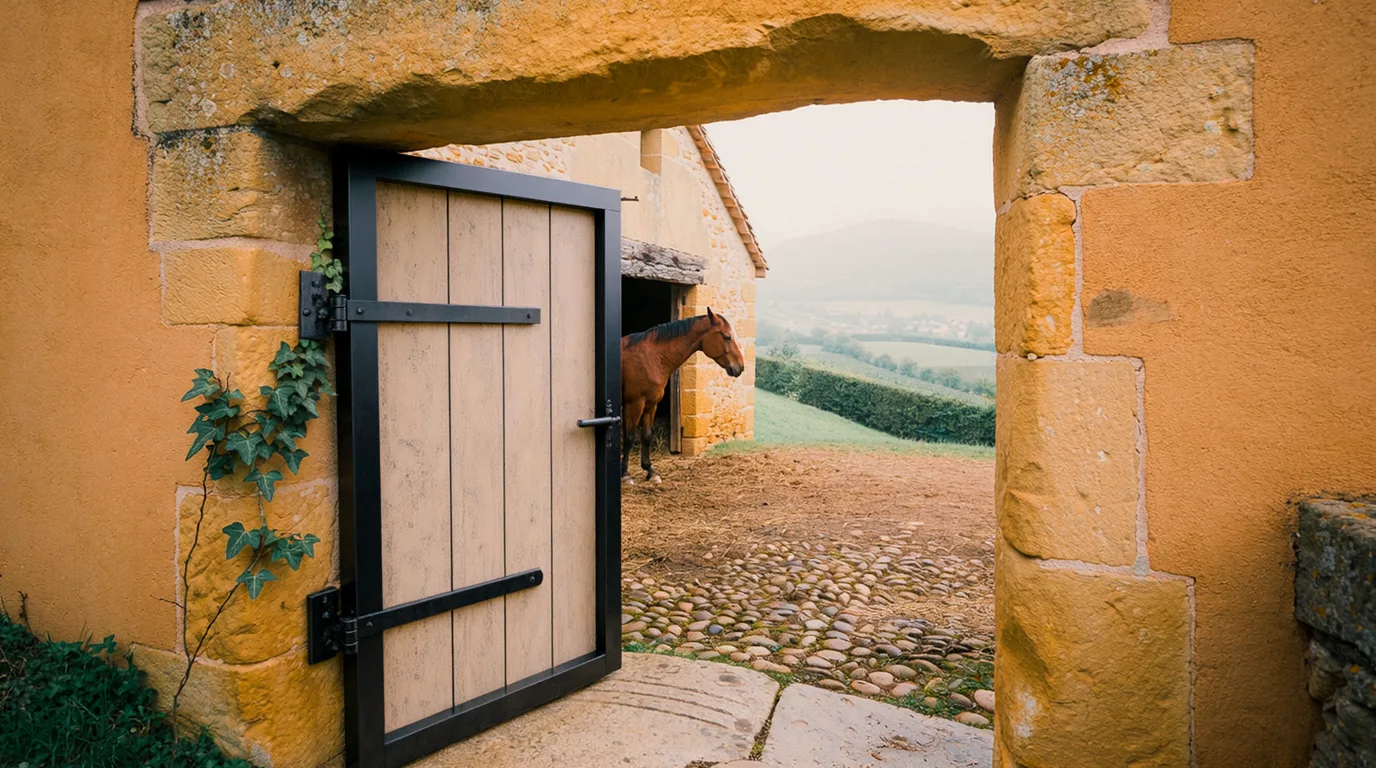 Entrée, Écurie du Petit Prince, centre équestre à Charvieu-Chavagneux